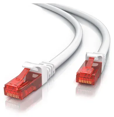 CSL Cat 6 Gigabit Ethernet LAN Kabel - mehrfach geschirmt - UTP Gigabit - 1000 Mbit/s - Patchkabel - Netzwerkkabel - 7,5m