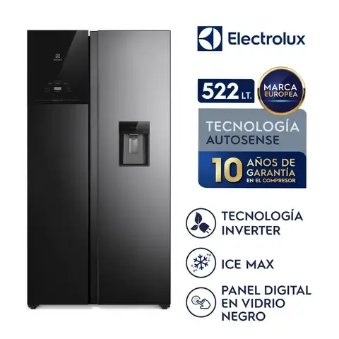Refrigeradora Side by Side No Frost 522 Litros ERS53F2P5CB.