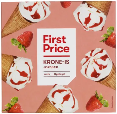 Krone-Is Jordbær