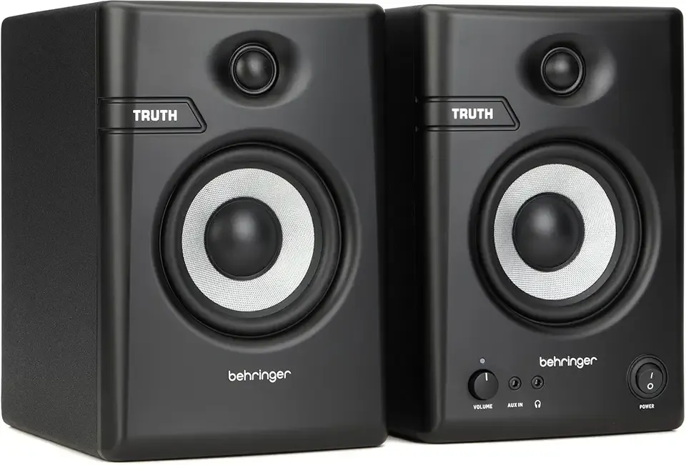 Behringer Truth 4.5 Audiophile 4.5" Studio Monitors with Advanced Waveguide Technology.