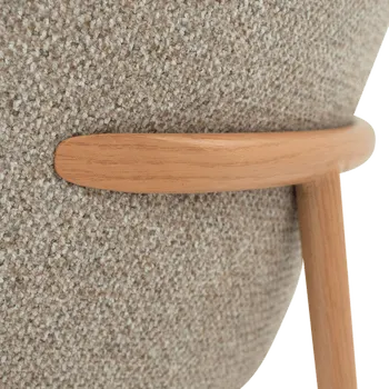 Stoel LUNO Sand / Natur foil
