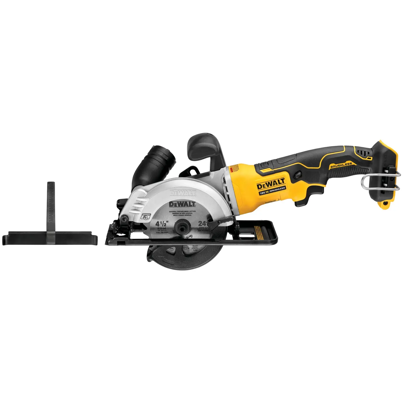 18V XR® børsteløs 115mm kompakt sirkelsag - Naken