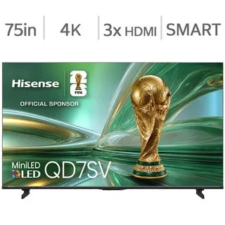 Hisense 75" Class - QD7SV Series - 4K QLED Mini LED TV