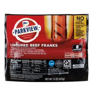Uncured Beef Franks, 15 oz