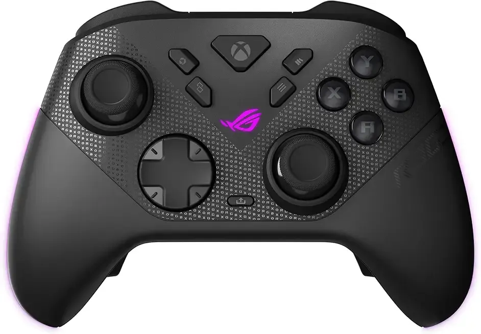 ASUS ROG Raikiri II Xbox Wireless Gaming Controller - 2.4GHz/BT/3.5mm, TMR Joysticks, Anti-Slip Grip, Travel Case, up to 50H Battery, Web-Based Config - for Xbox Series X|S, Ally, PC