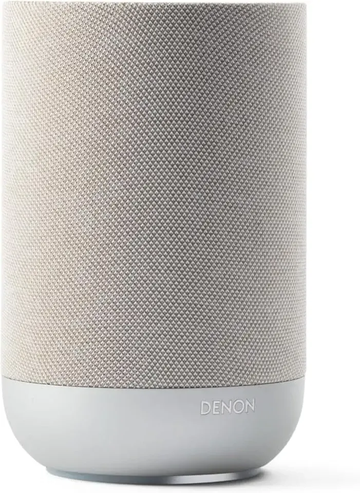 Denon Home 200 Speaker, Wireless Speaker with Stereo and 3D Dolby Atmos Music, Home Audio Device, HEOS Multiroom Music Control, Wi-Fi, Bluetooth, AirPlay 2, Stone