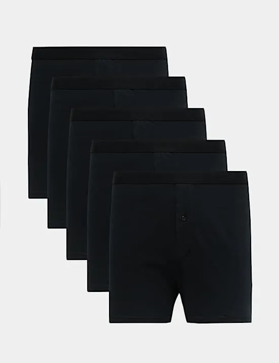5er-Pack Cool & Fresh™-Boxershorts aus reinem Baumwoll-Jersey