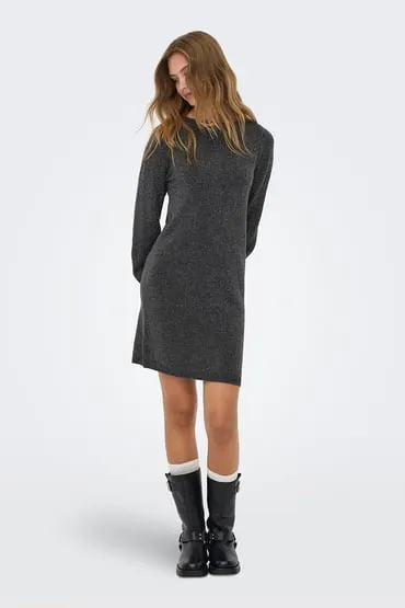 Vestido corto punto lurex
