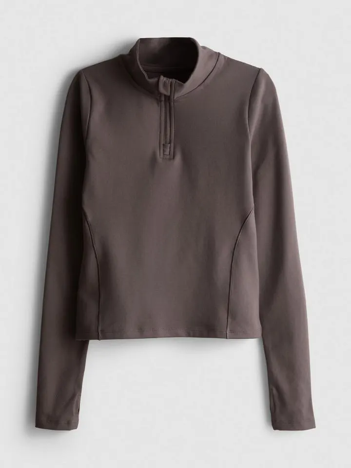 7–15 ans | Sweat-shirt de sport à col zippé