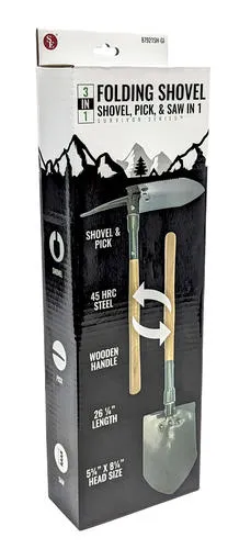 3-in-1 Folding Shovel