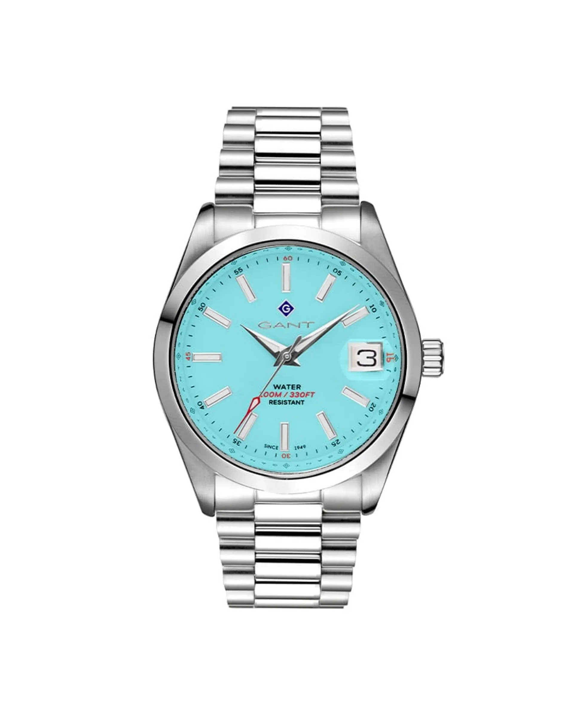 Eastham herreklokke i stål (42mm)
