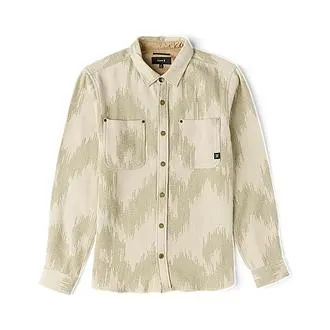 Chemise à manches longues en flanelle Journey Jacquard pour homme