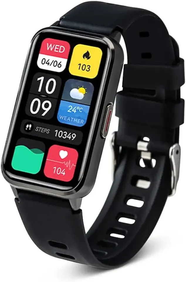 LUNO Active X1 Smart Watch for Men & Women – 1.47” AMOLED Display, 24/7 Heart Rate & SpO2 Monitor, Sleep & Activity Tracker, IP68 Waterproof Fitness Watch