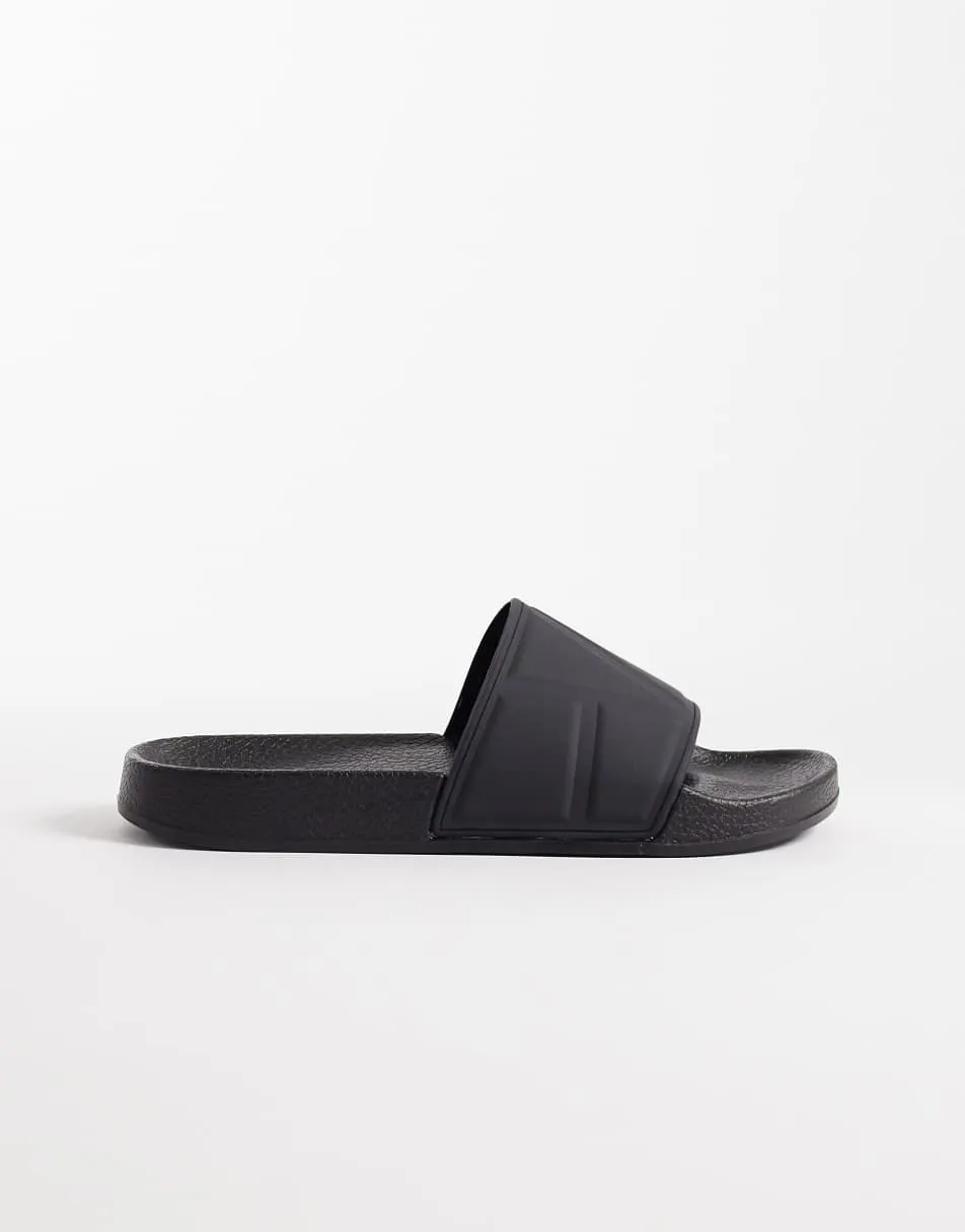 ASOS DESIGN slider in black