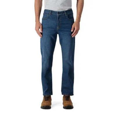 Jeans Hummo Hombre Rectos Deslavado En Piernas