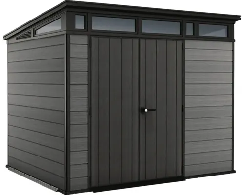 Plastový zahradní domek KETER Cortina 9x7 šedý 275 x 216 cm