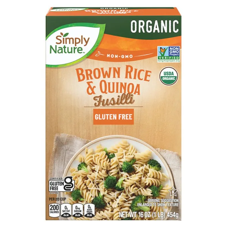 Simply Nature Organic Brown Rice Quinoa Fusilli