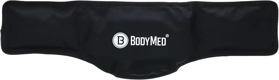 BodyMed Reusable Gel Ice Pack Cold Compress for Neck - Professional Grade Cold Therapy for Injuries, Aches, Swelling, Bruises, Sprains - 21 in. x 6 in. (Neck Contour)