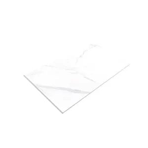 Suelo/Azulejo porcelánico Calacatta efecto mármol blanco mate 60x120 cm