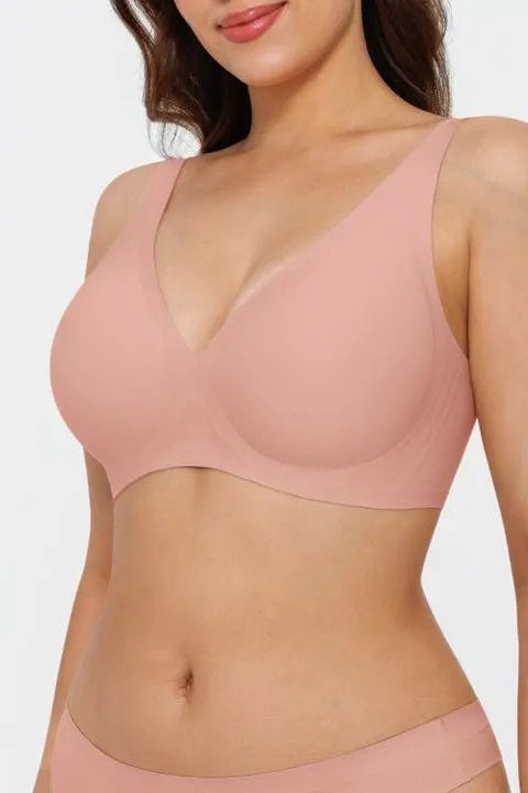 Seamless Wireless Jelly Minimizer Everydaywear Bra
