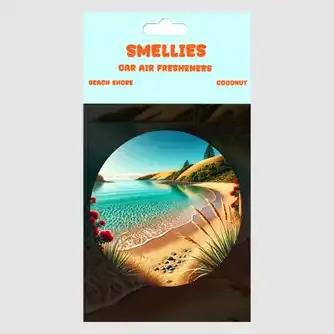 Smellies Air Fresheners Coconut NZ Beach