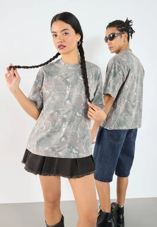 BOXY FIT CAMO - T-shirts med print - multi-coloured