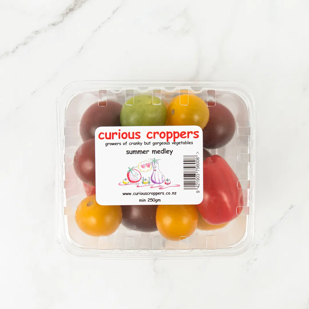tomatoes curious croppers summer medley (250g)