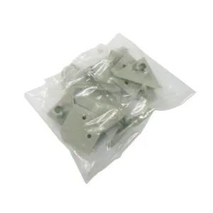 Giunto di terminazione pvc nero L 2.8 cm x H 2.8 cm spessore 3 mm