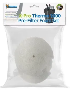 Superfish X Pro Thermo 1000 Pre Filter Schuim Set - Aquariumfilter - 3 stuks