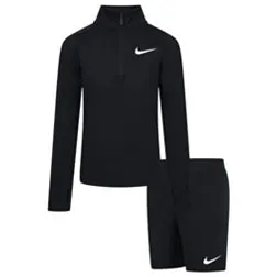 Nike Little Girls' One 1/4-Zip Jacket and Shorts Set