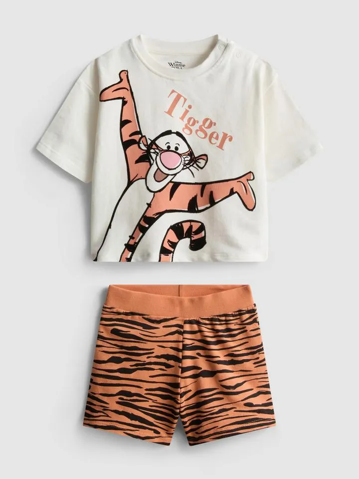 0–36 mois | T-shirt et short Disney Winnie l'ourson Tigrou