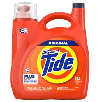 Tide Ultra Concentrated Liquid Laundry Detergent, 152 Loads, 170 fl oz
