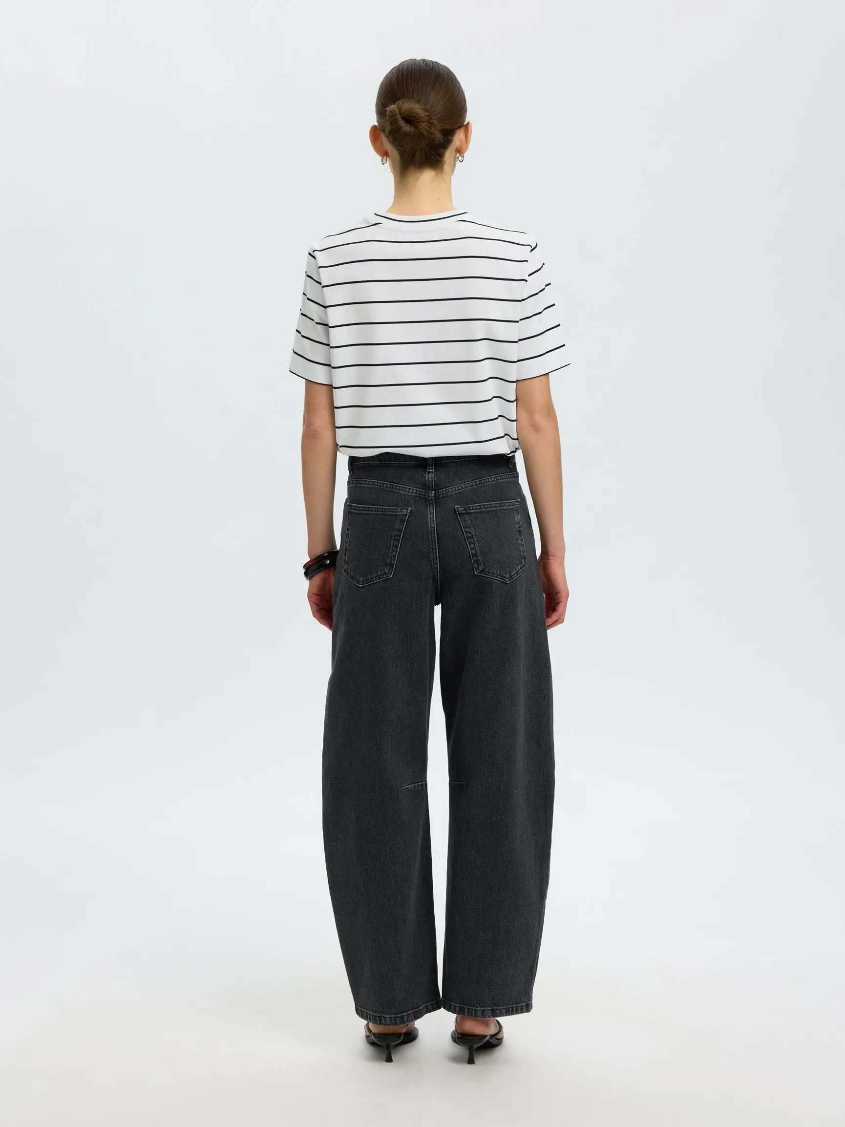 STRIPETE BOXY FIT T-SKJORTE