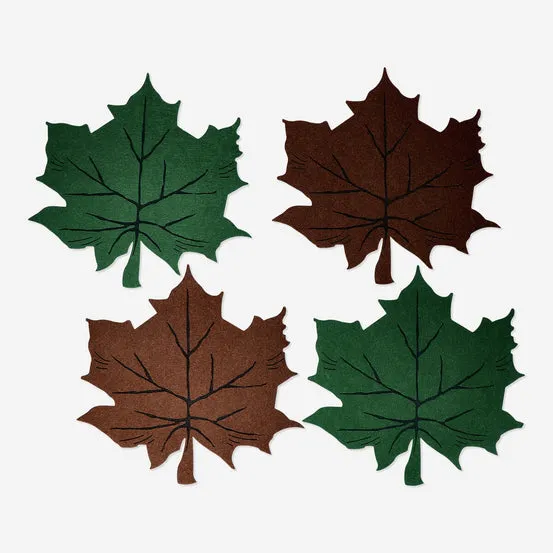 Bladformede filtbrikker - 4 stk