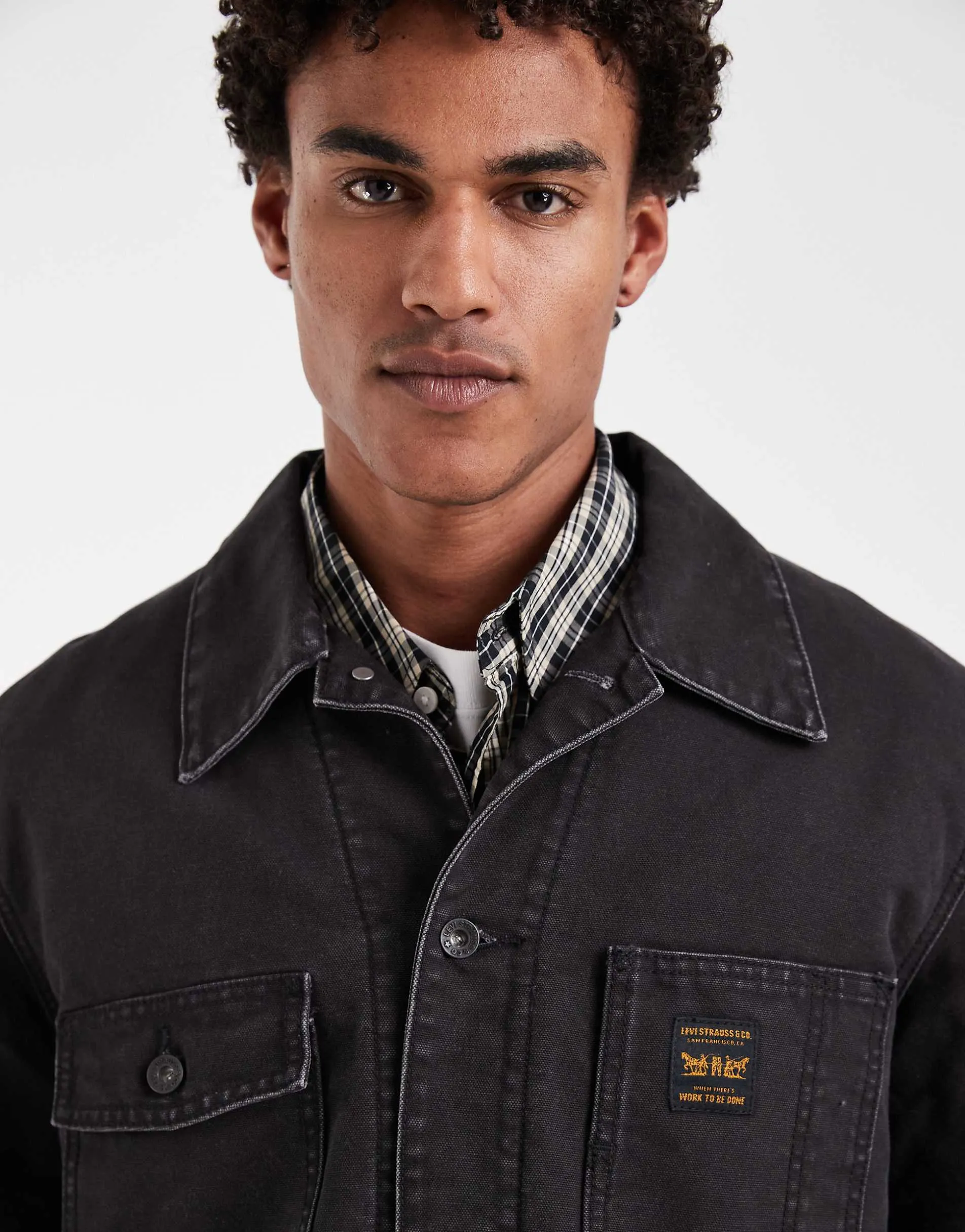 Levi's Workwear berkley chore coat in black