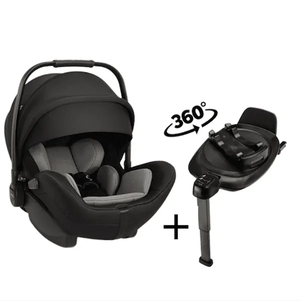 Nuna | Arra Next bilstol og 360 base | Caviar