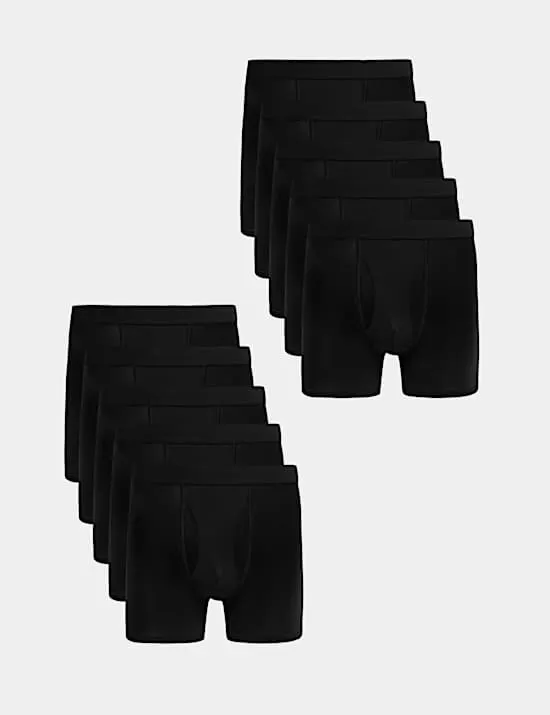 10er-Pack Cool & Fresh™ Boxershorts mit hohem Baumwollanteil