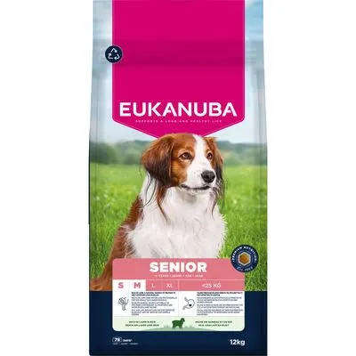 Eukanuba Premium Nutrition Senior Small et Medium Breed Agneau et Riz pour chien