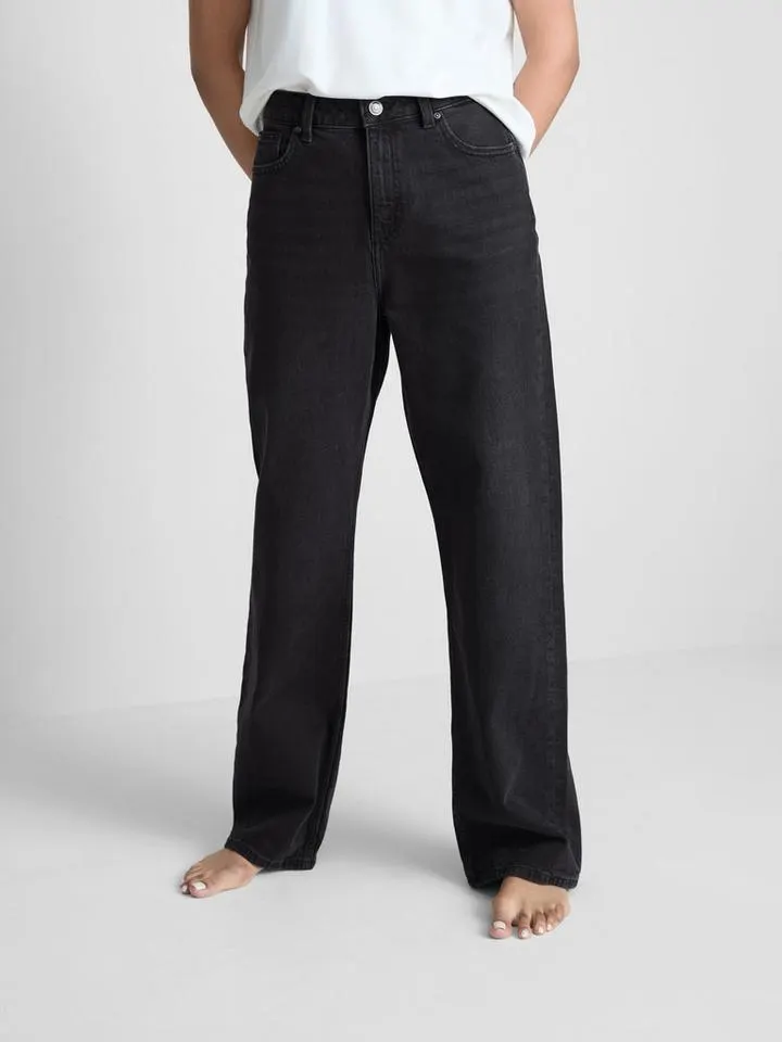 Jean droit taille haute