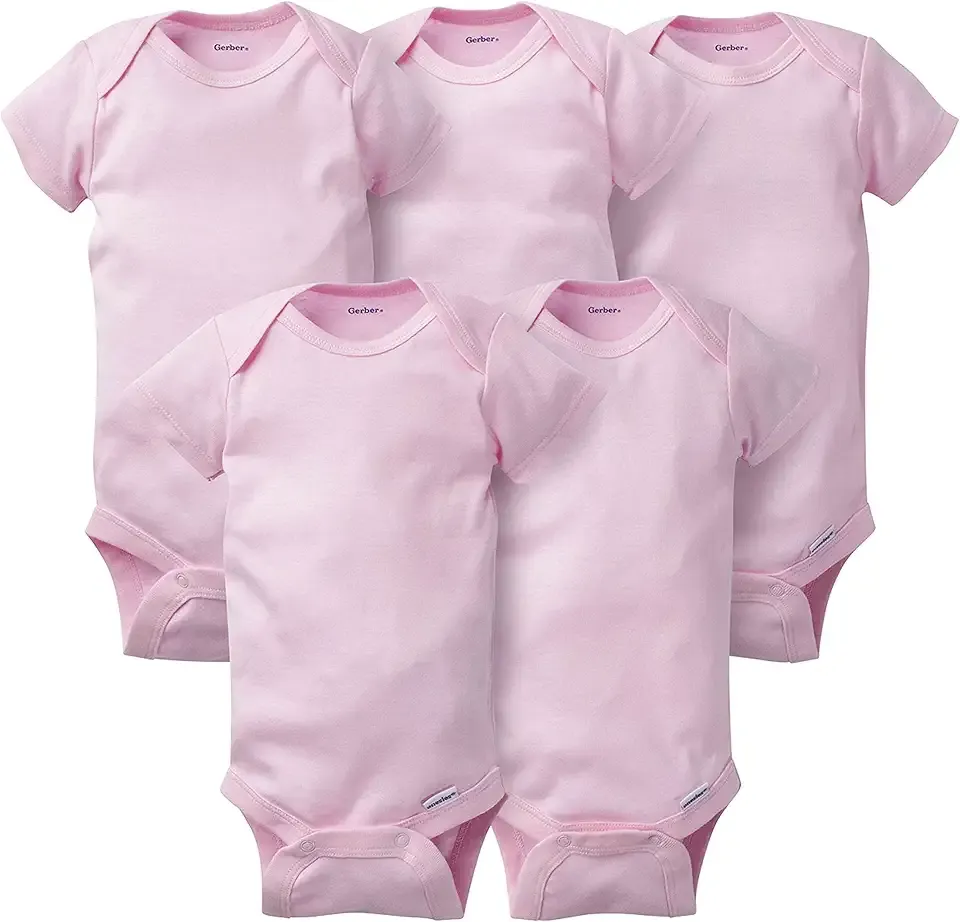 Baby 5-pack Solid Onesies Bodysuits