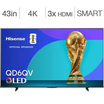 Hisense 43" Class - QD6QV Series - 4K UHD QLED TV