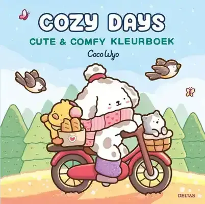 Cozy Days Cute & Comfy kleurboek Coco Wyo<br>