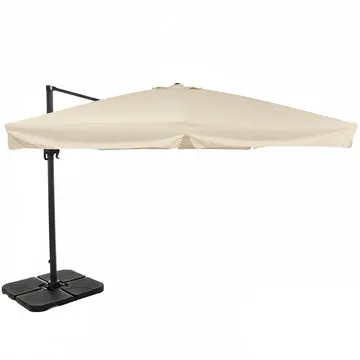 Ombrellone a Lampada con flap telo Ècru 3x4 metri
