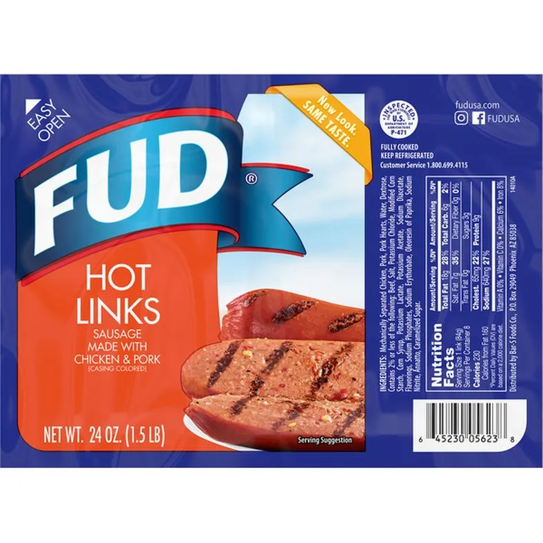 Fud Hot Links - 8 Count