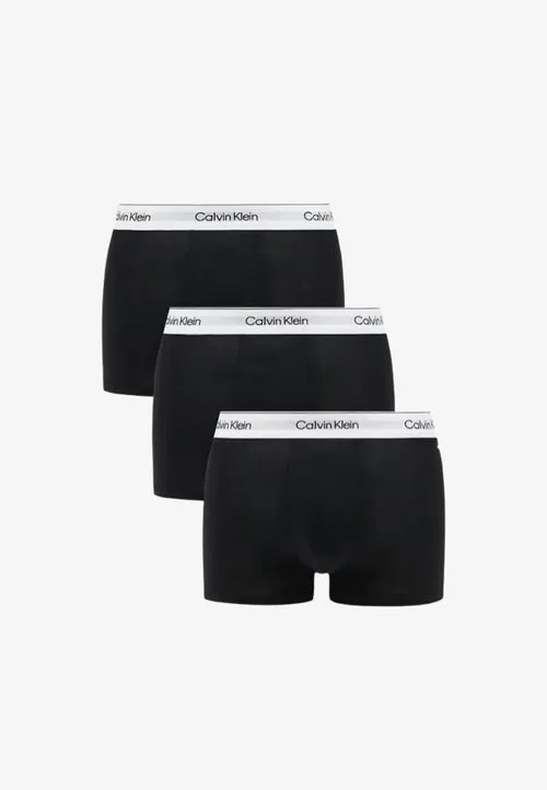 TRUNK 3 PACK ICON COTTON STRETCH - Boksershorts - black black black