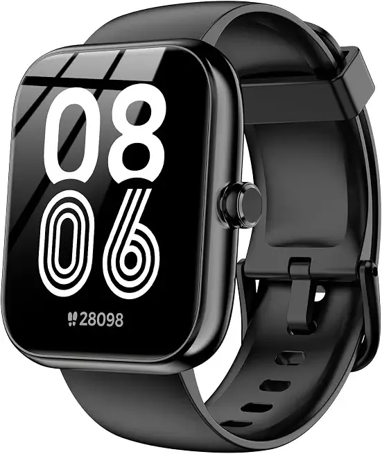 Smart Watch with Alexa Built-in, 1.83" HD Touchscreen 2026 Fitness Tracker with Bluetooth Fitness Watch Heart Rate/Sleep Monitor, 120+ Sport Modes, IP68 Waterproof, Smartwatch for Android iOS (Black)