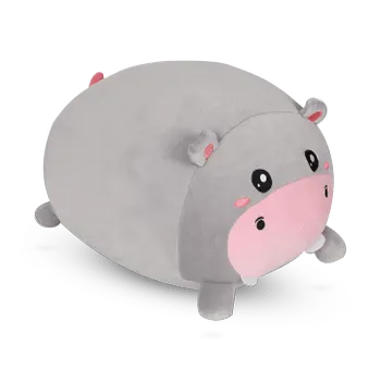 Kussen HIPPO Grijs/Roze