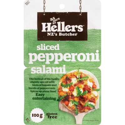 Hellers Ham/Salami 90g/100g