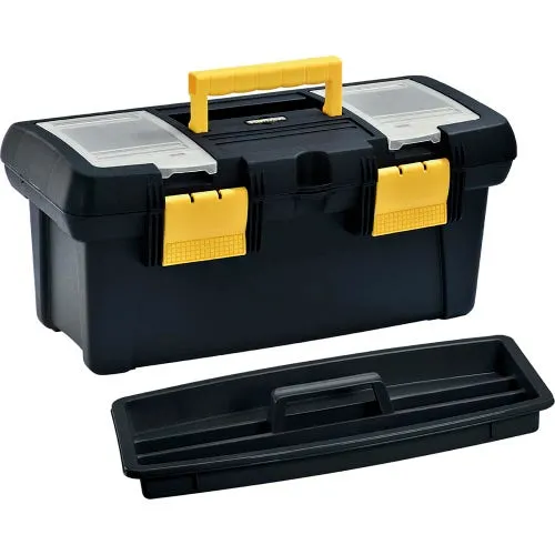 Caja herramientas Rimax 18" cerradura plástica negro