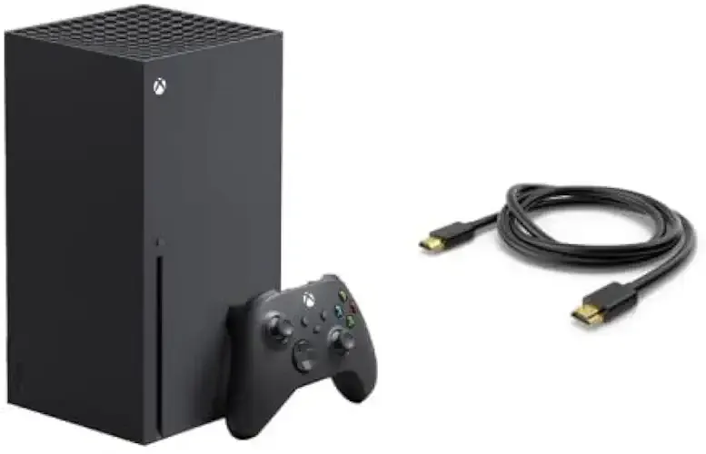 Next Gen Console Bundle - Xbox Series X 1TB + 8K Premium HDMI Cable - 4 feet- 48Gbps Hight Speed HDR for Gaming Console (Renewed) [video game]